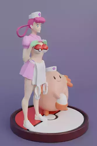 ENFERMERA JOY NURSE POKEMON 3D print model
