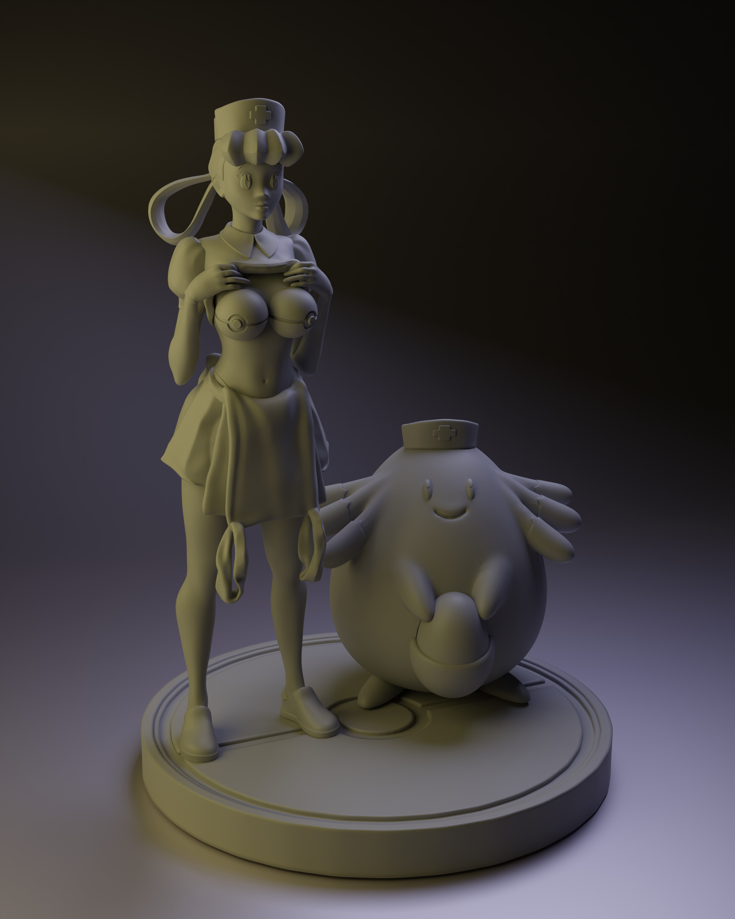 ENFERMERA JOY NURSE POKEMON 3D print model_7