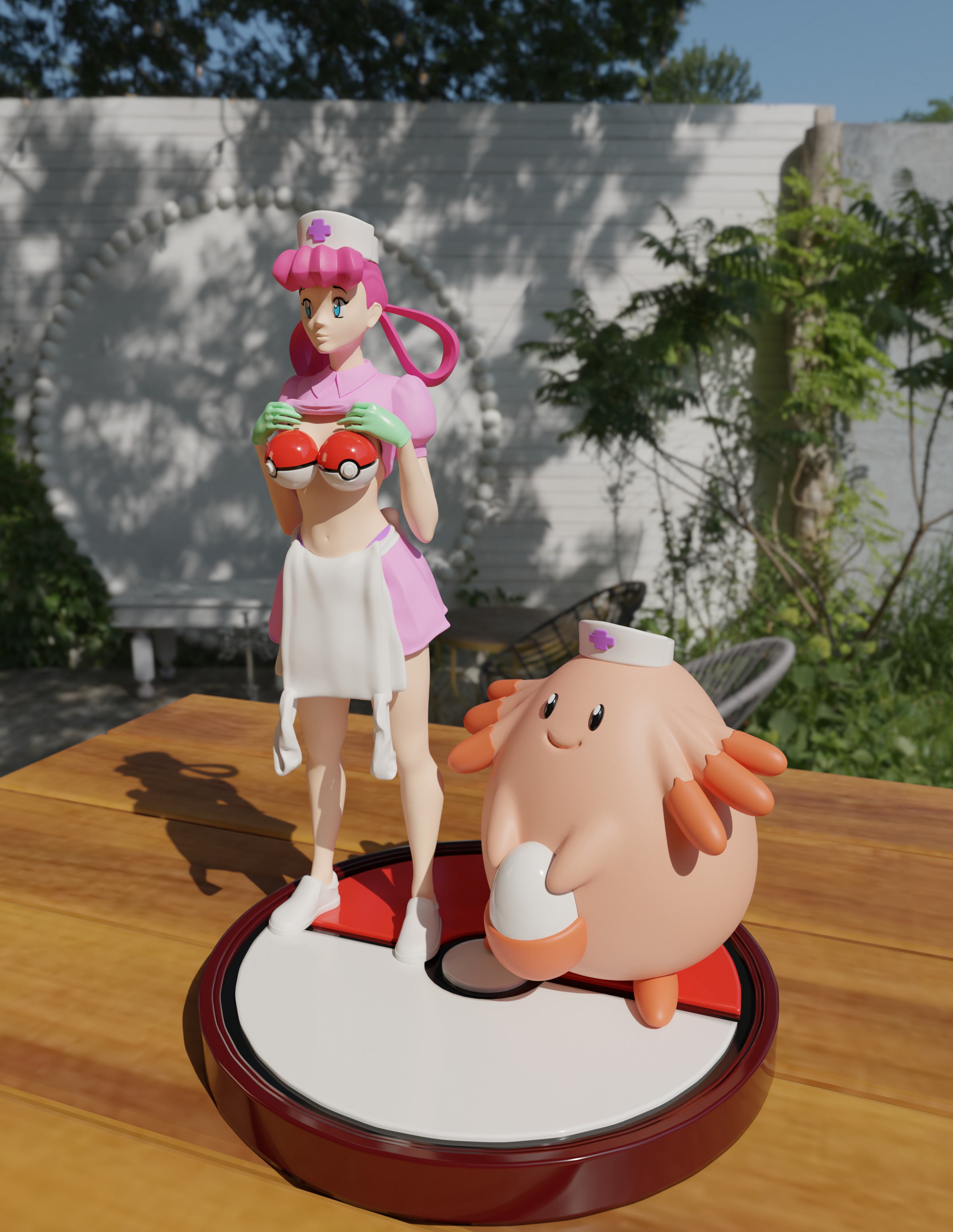 ENFERMERA JOY NURSE POKEMON 3D print model_1