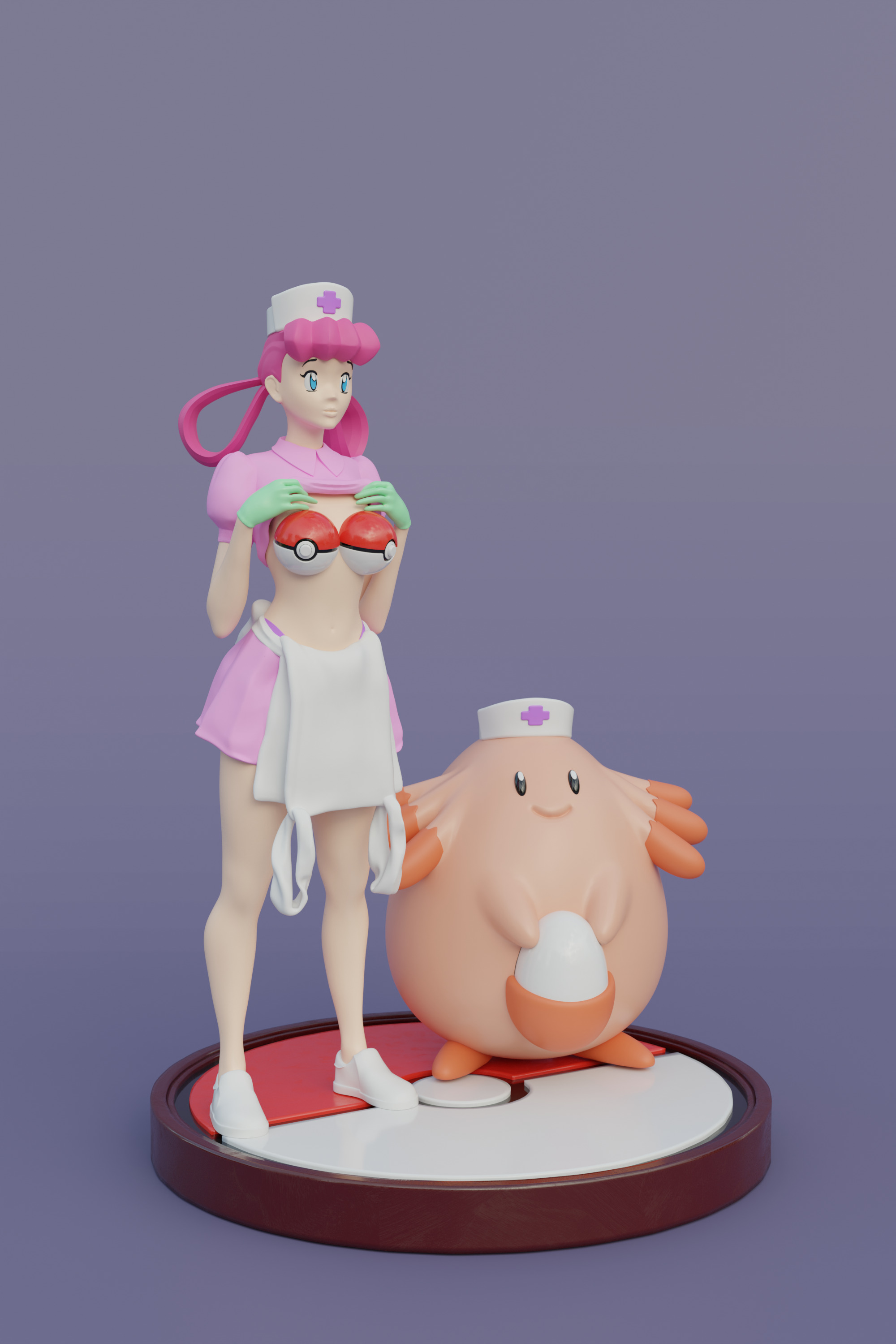 ENFERMERA JOY NURSE POKEMON 3D print model_6