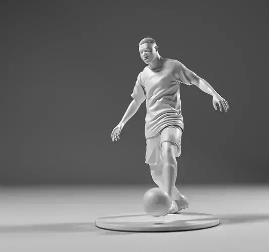 Footballer 05 Footstrike 03 Stl