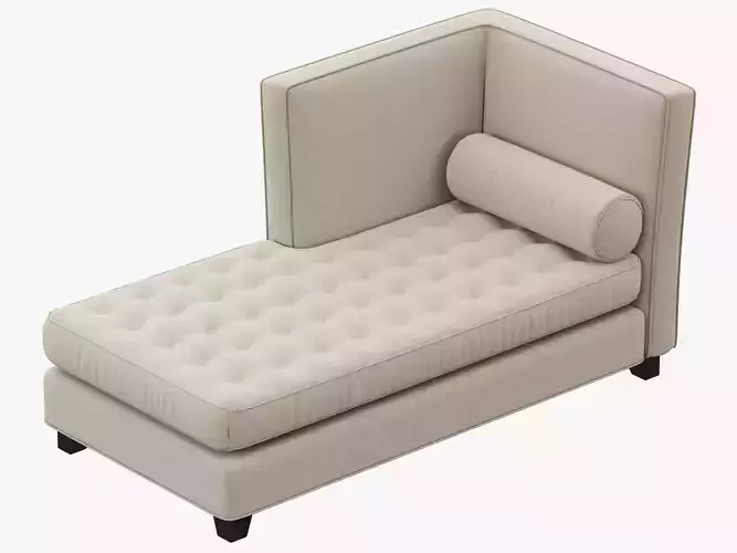 RH Teen Rylin Tufted Velvet Left-Arm Chaise