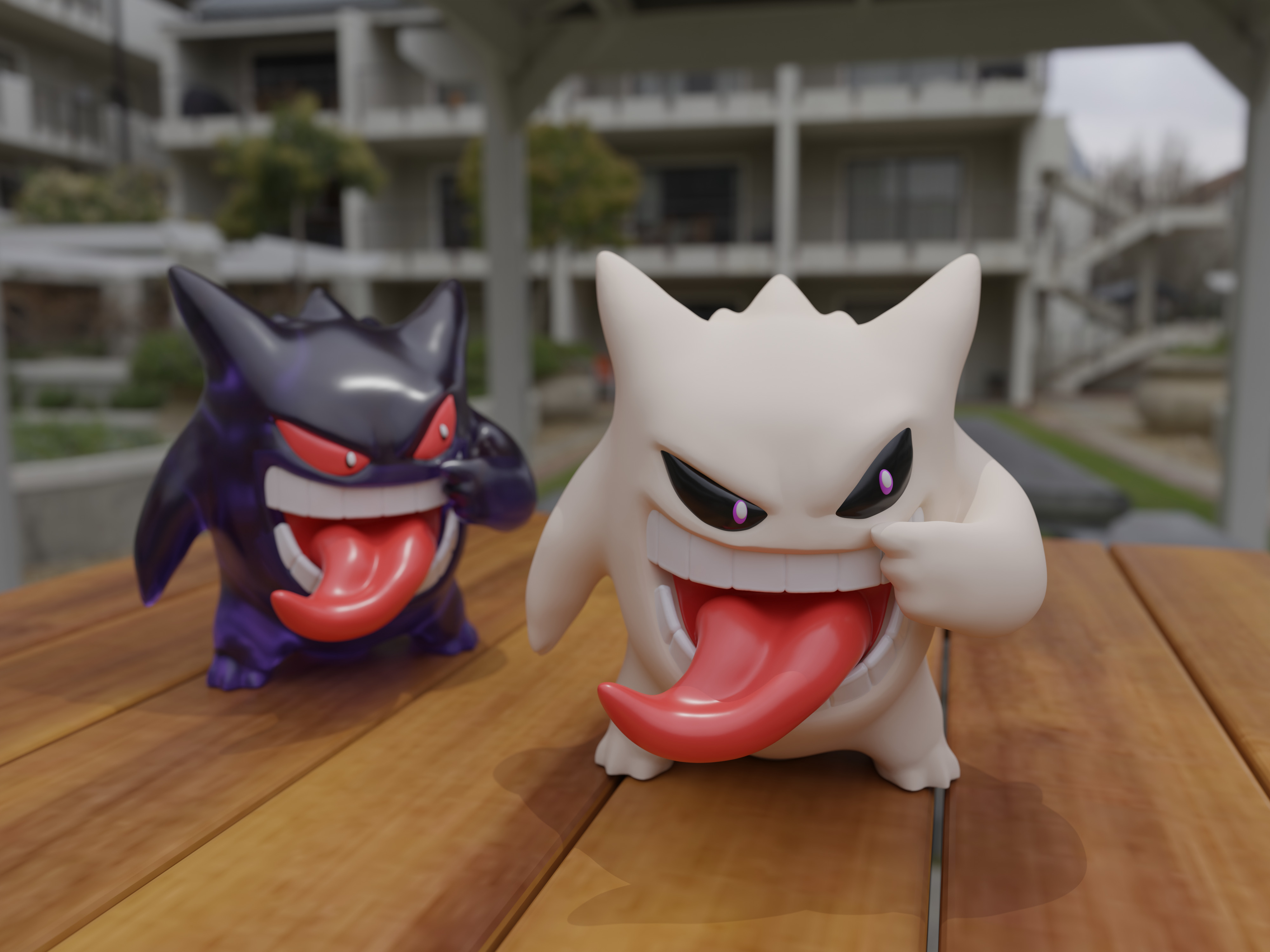 GENGAR MULTICOLOR 3D print model_1