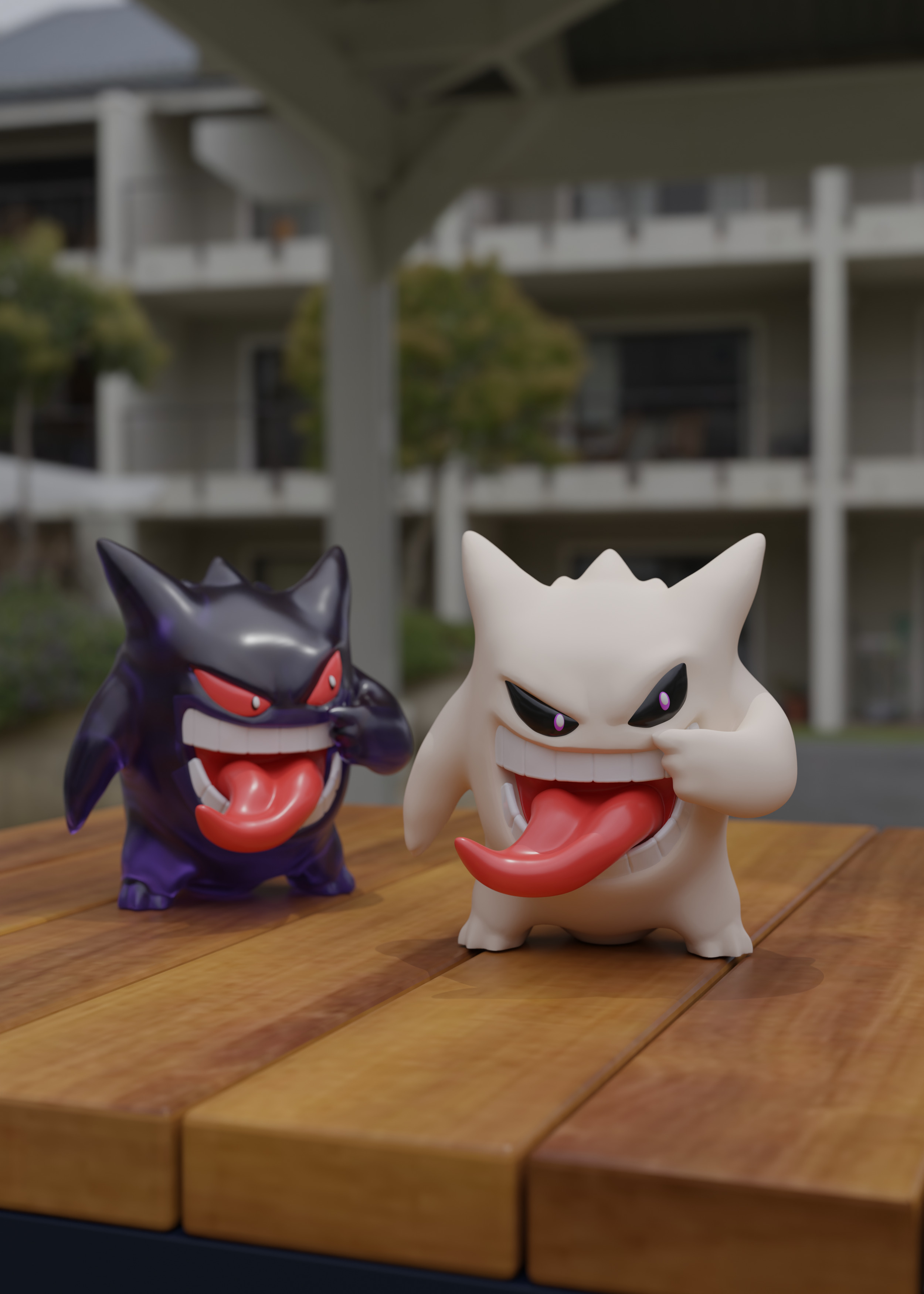 GENGAR MULTICOLOR 3D print model_4