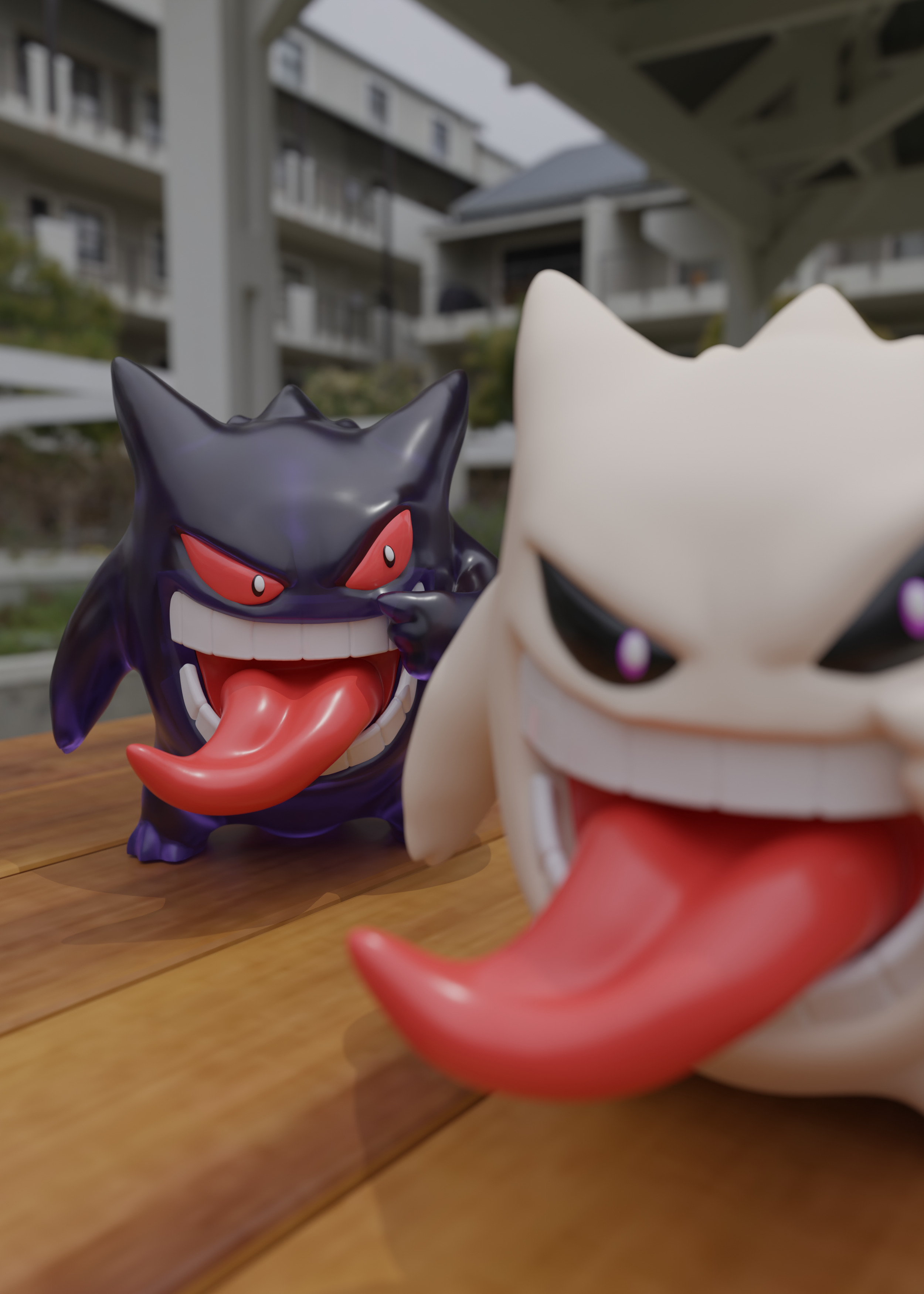 GENGAR MULTICOLOR 3D print model_5