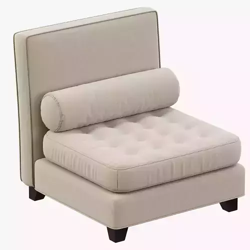 RH Teen Rylin Tufted Armless Chair