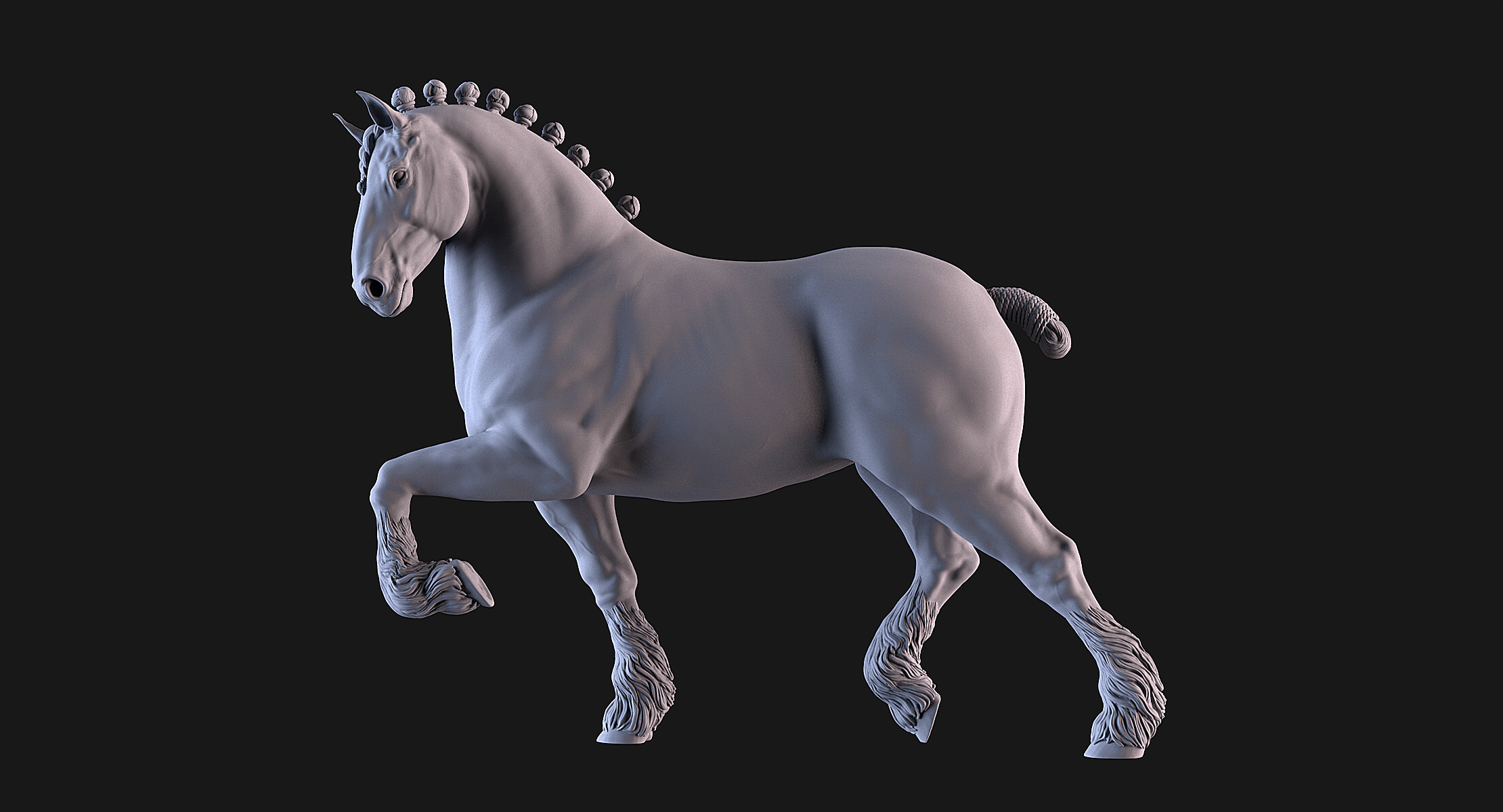 Horse 3D print model_1