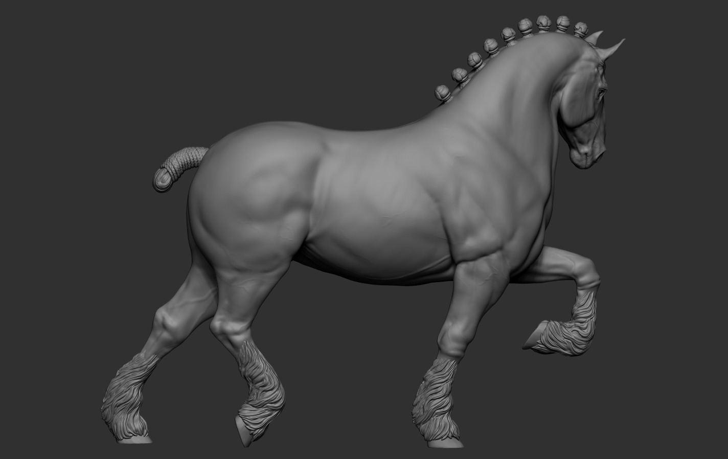 Horse 3D print model_12