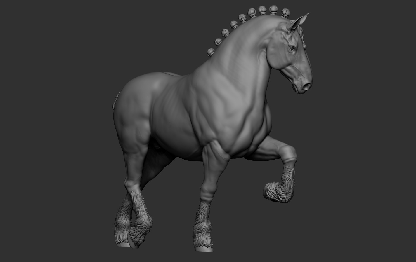 Horse 3D print model_11