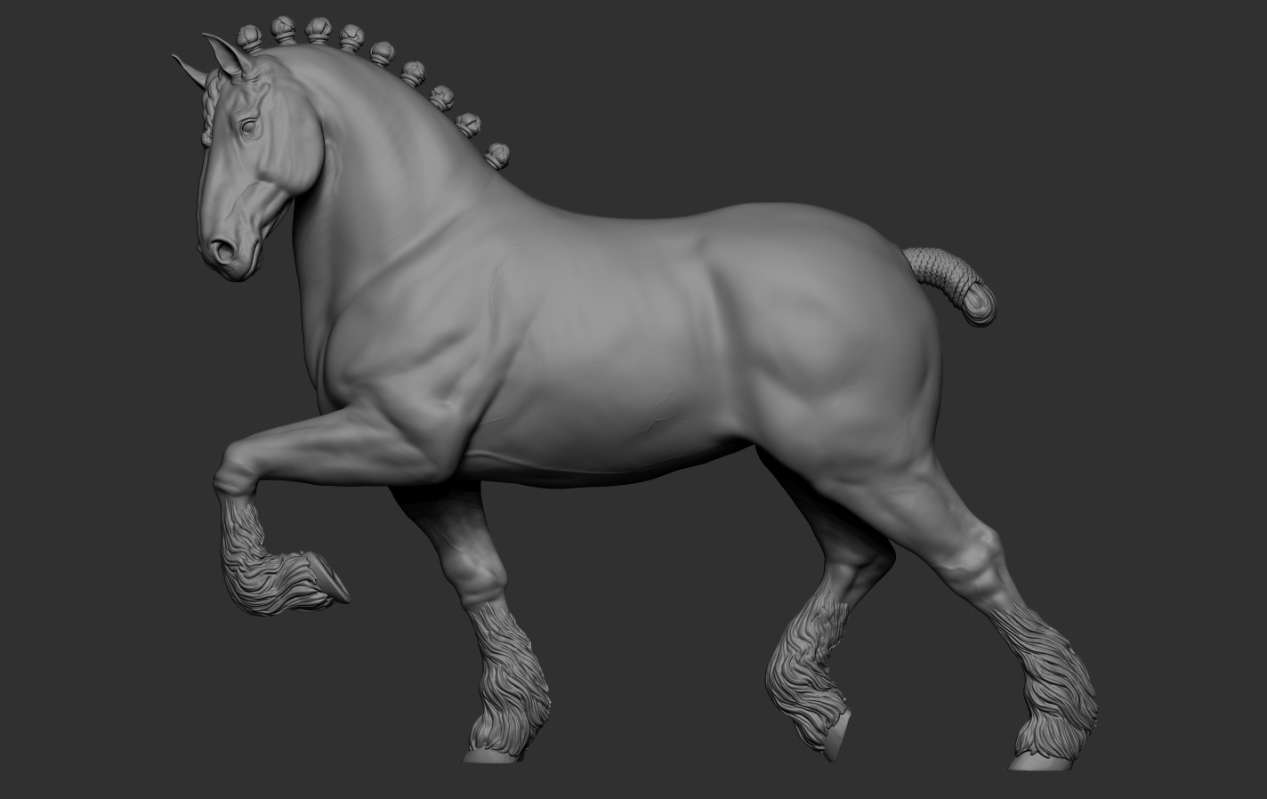 Horse 3D print model_9