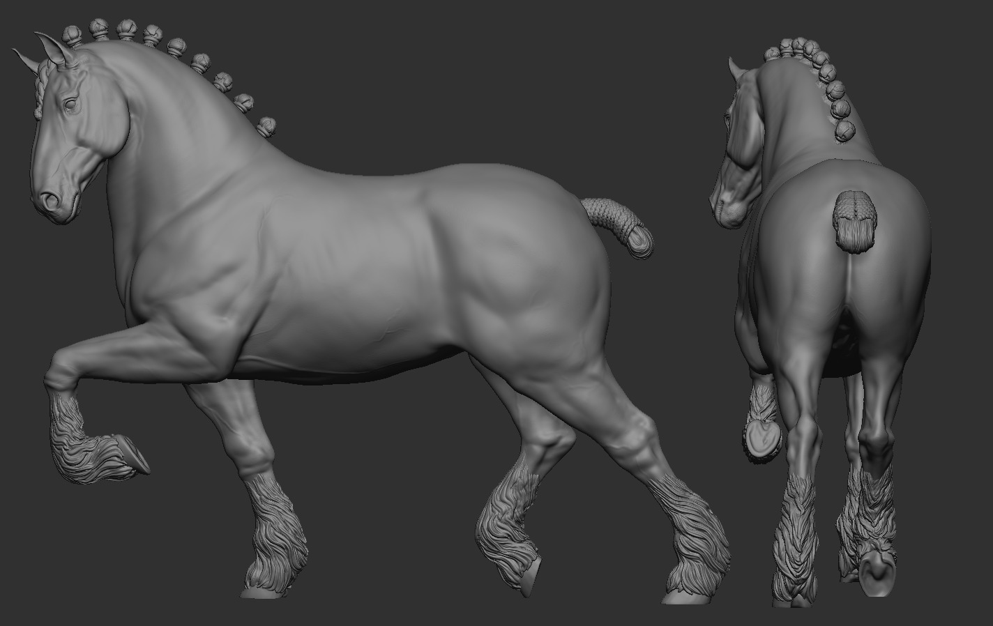 Horse 3D print model_17
