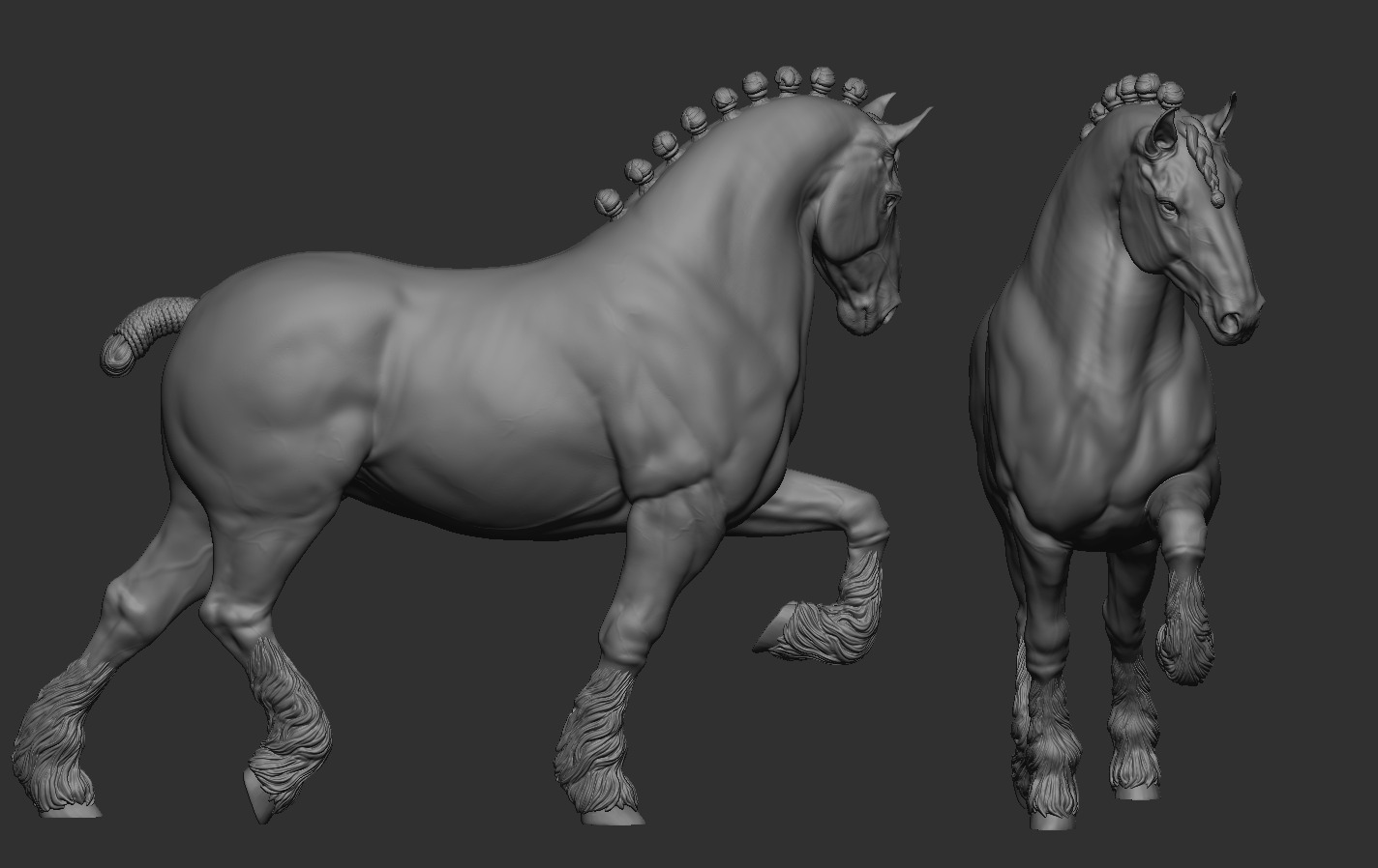 Horse 3D print model_16