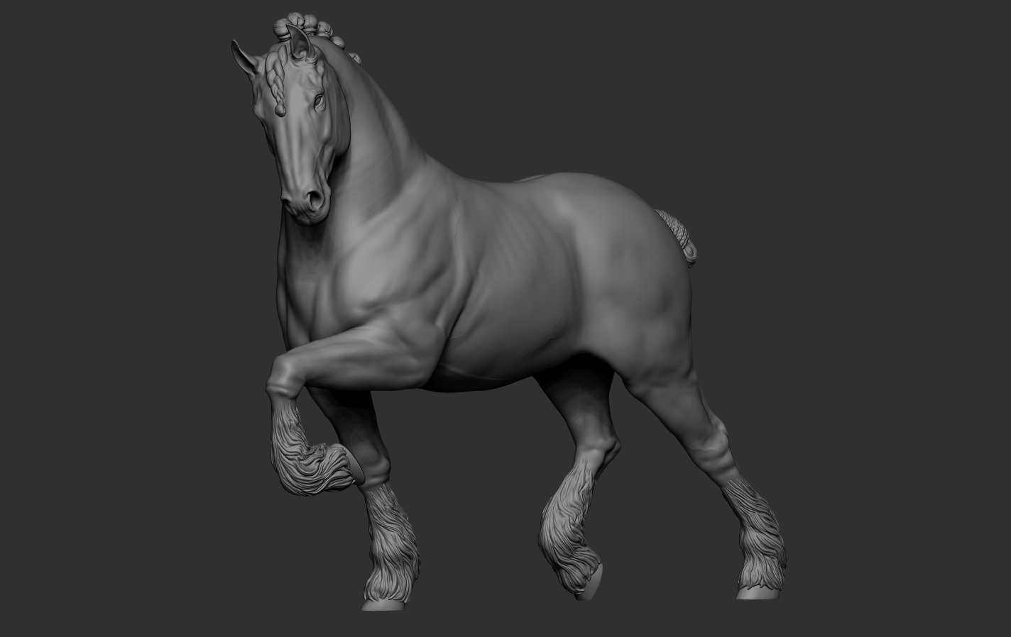 Horse 3D print model_10