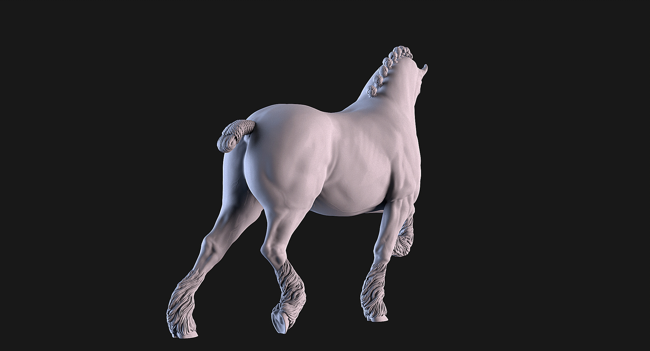 Horse 3D print model_6