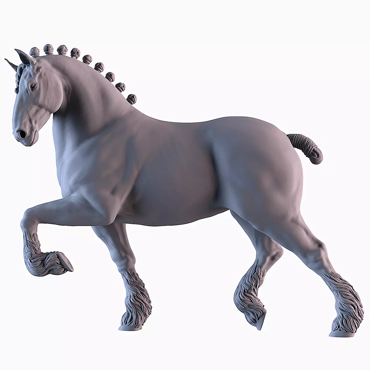 Horse 3D print model_0