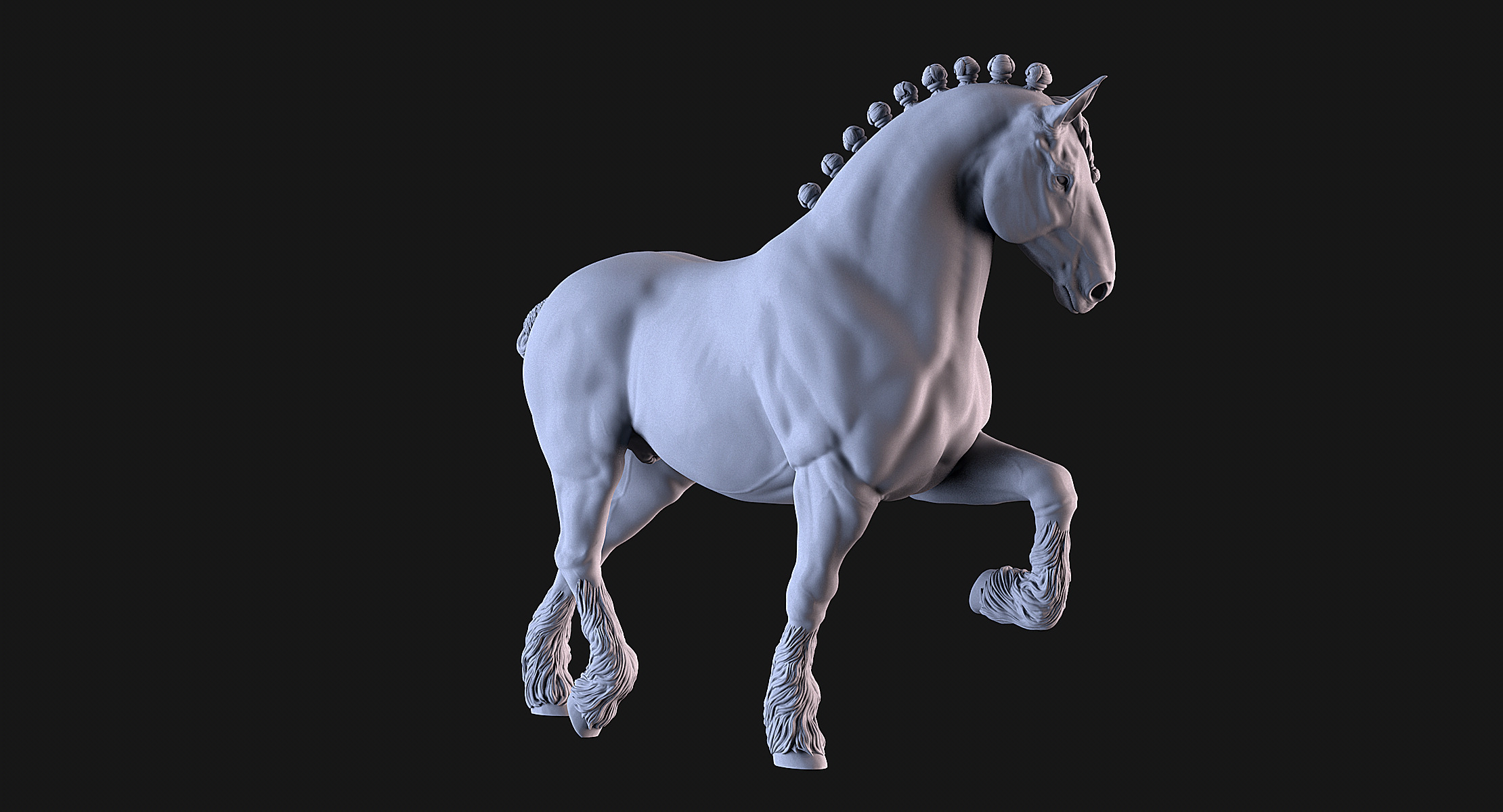 Horse 3D print model_4