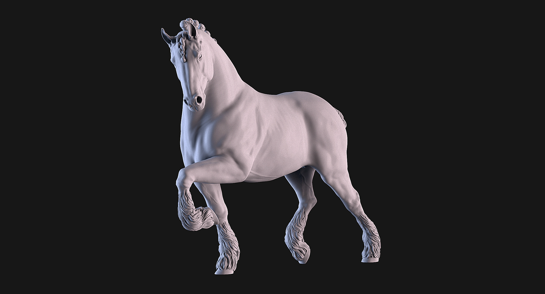 Horse 3D print model_2