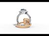 Sapphire and Diamond Ring 3d model printable 3D print model 3D print model_1
