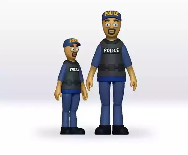 Schedule 1 Police game STL file - 3D Model Character Fanart
