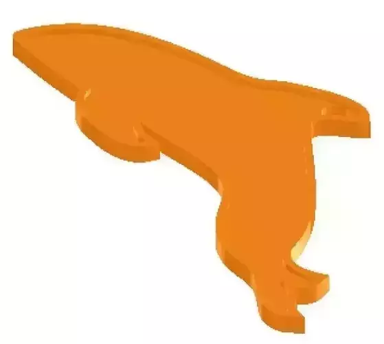 Dolphin Key Fob 3D print model