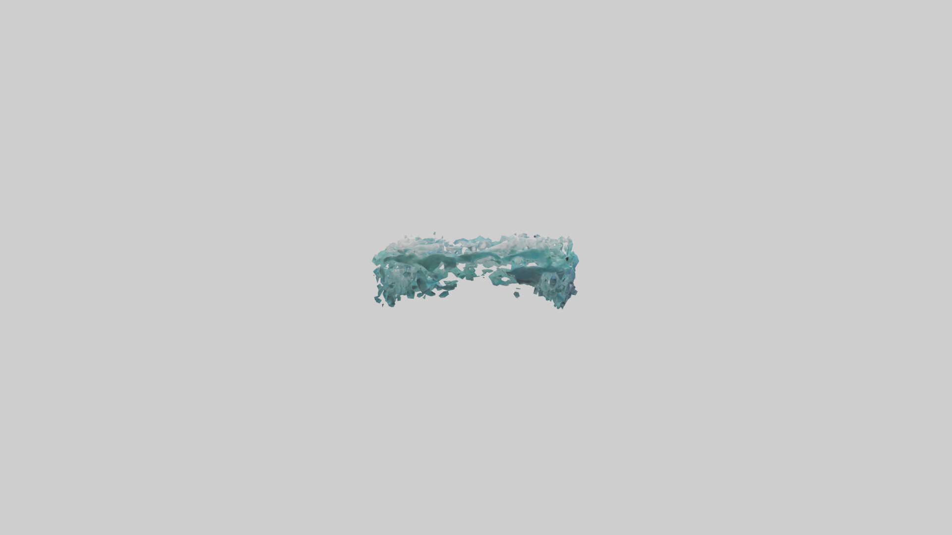 Sea Wave model Low-poly 3D model_13