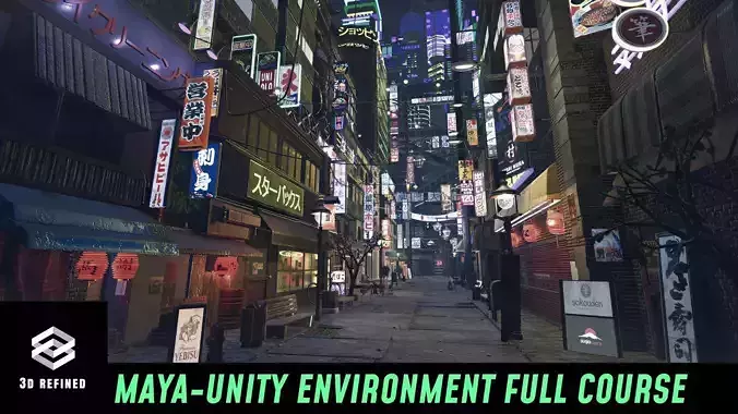 Unity - Urban Environment Master Course - Workfile included Low-poly 3D model