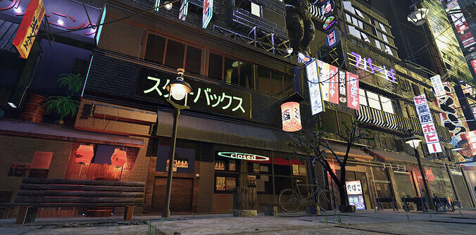 Unity - Urban Environment Master Course - Workfile included Low-poly 3D model 3