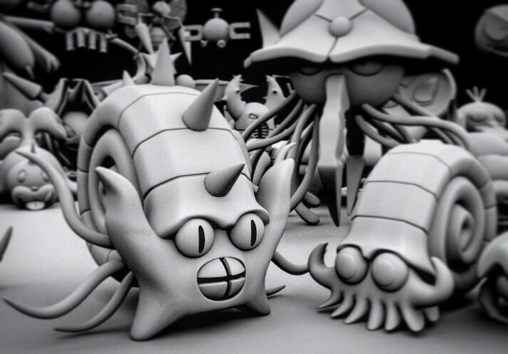 All pokemon Model first Gen obj stl fbx Low-poly 3D model_6