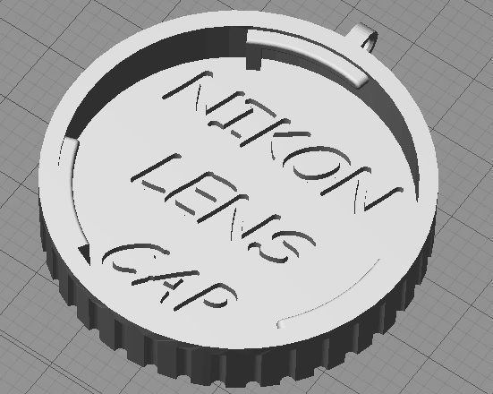 Nikon Lens Cover 3D print model