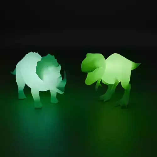 Dinosaur indirect lighting