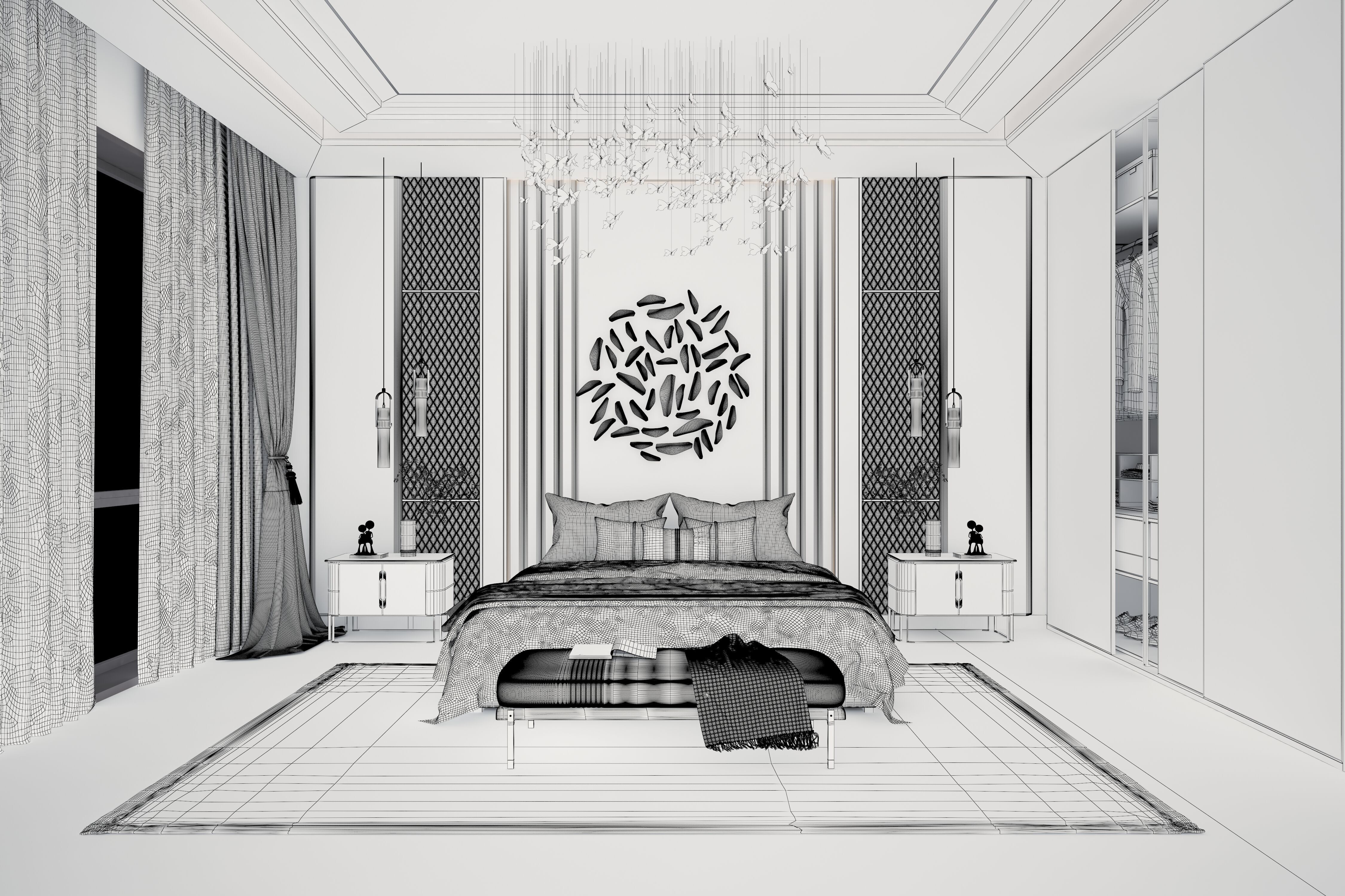 Bedroom 11 3D model_12