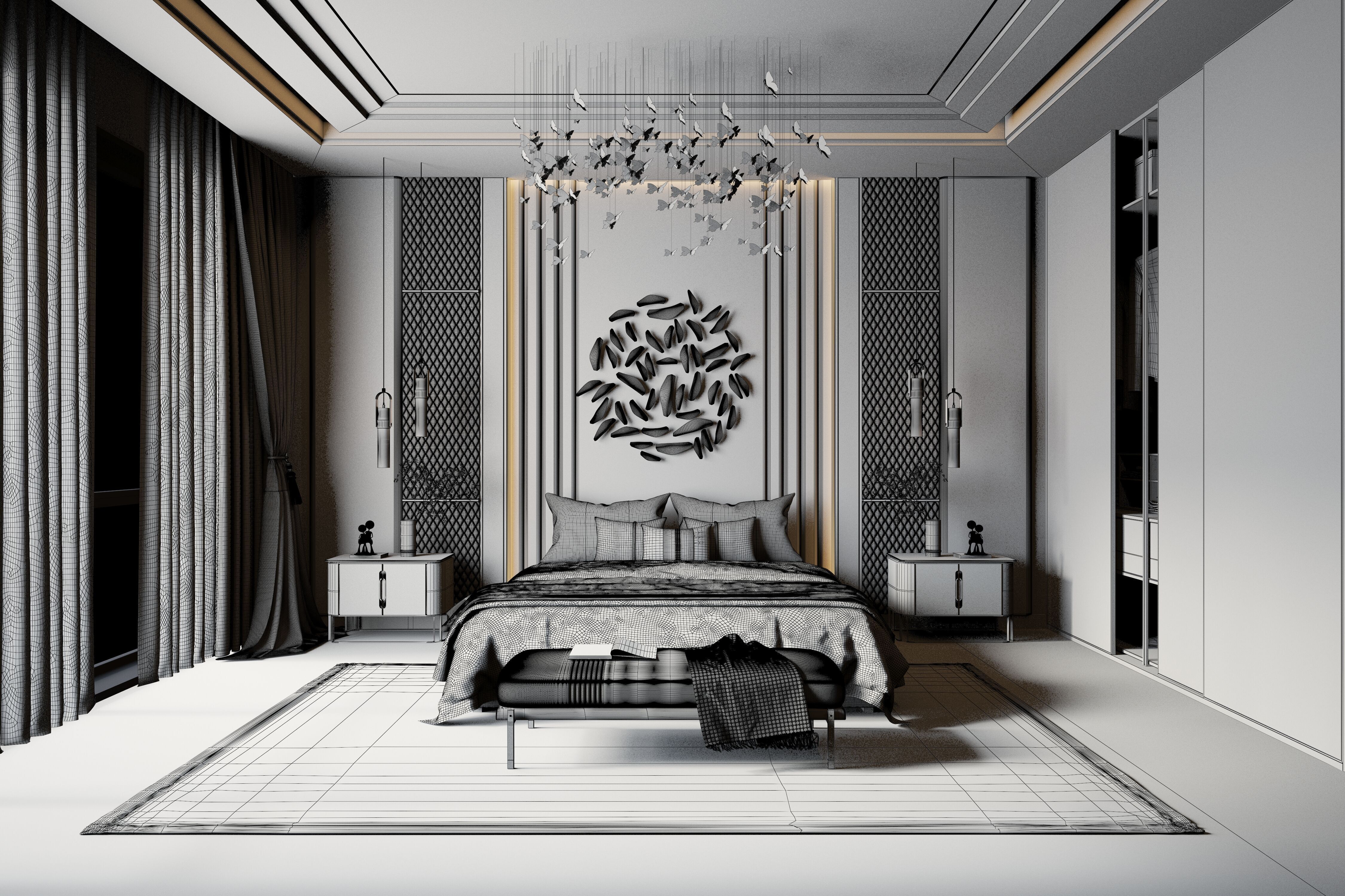 Bedroom 11 3D model_16