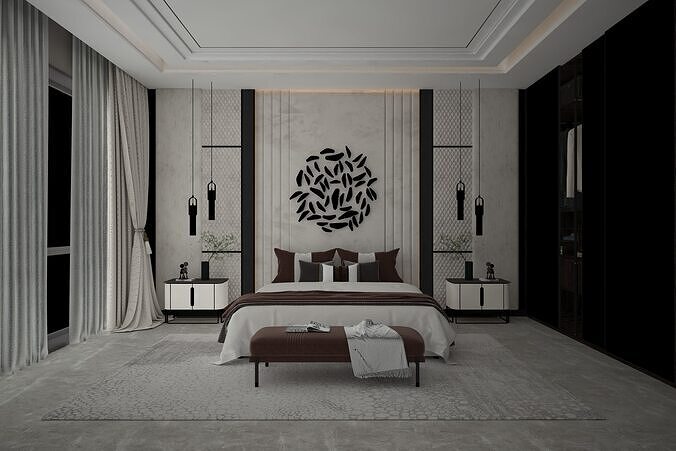 Bedroom 11 3D model 3