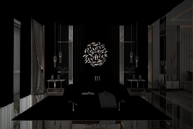 Bedroom 11 3D model 6