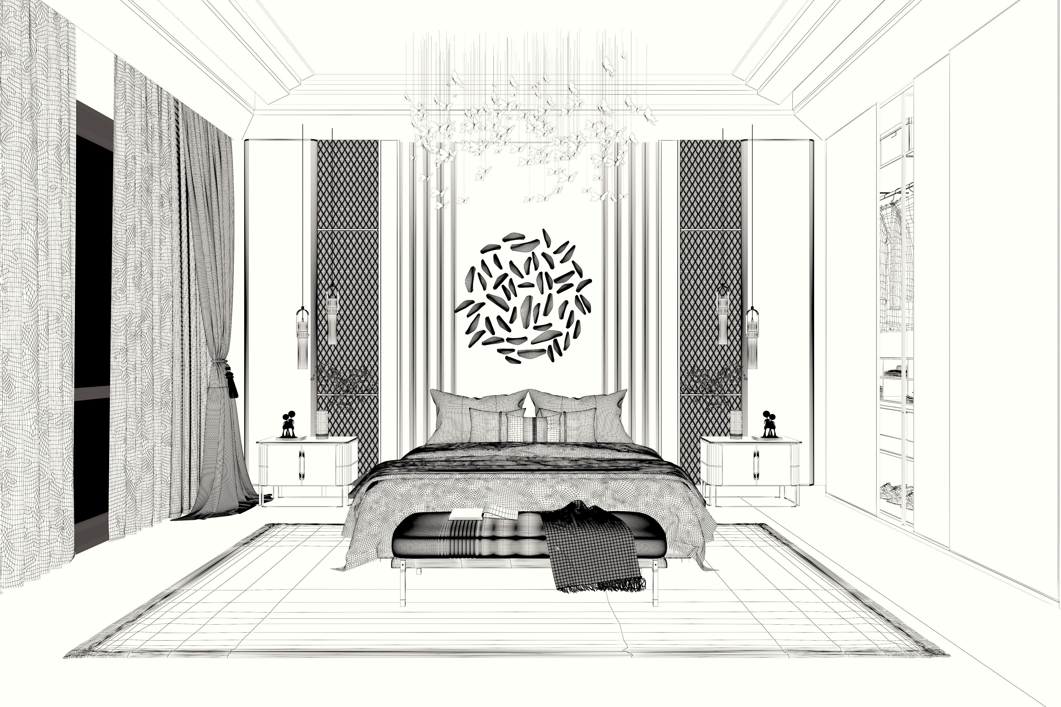 Bedroom 11 3D model_13