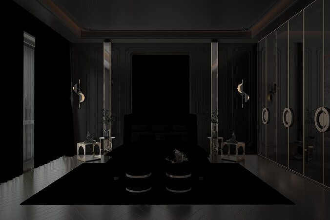Bedroom 13 3D model 5