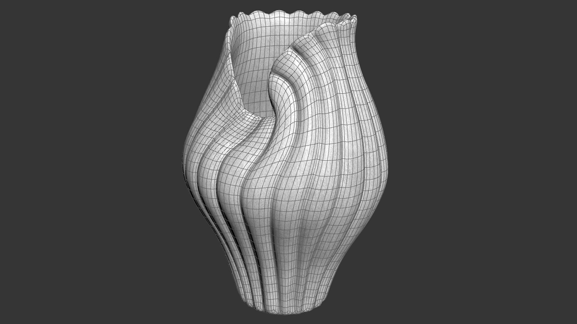 Tulippo Vase 3D model_3