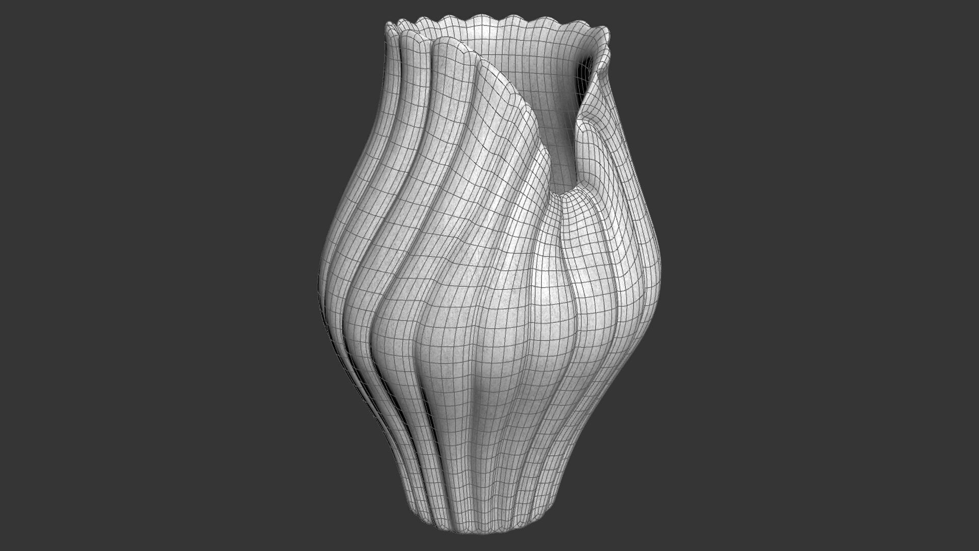 Tulippo Vase 3D model_4