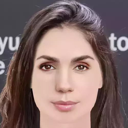 Elena Furiase Head - No Hair - Low poly head for game