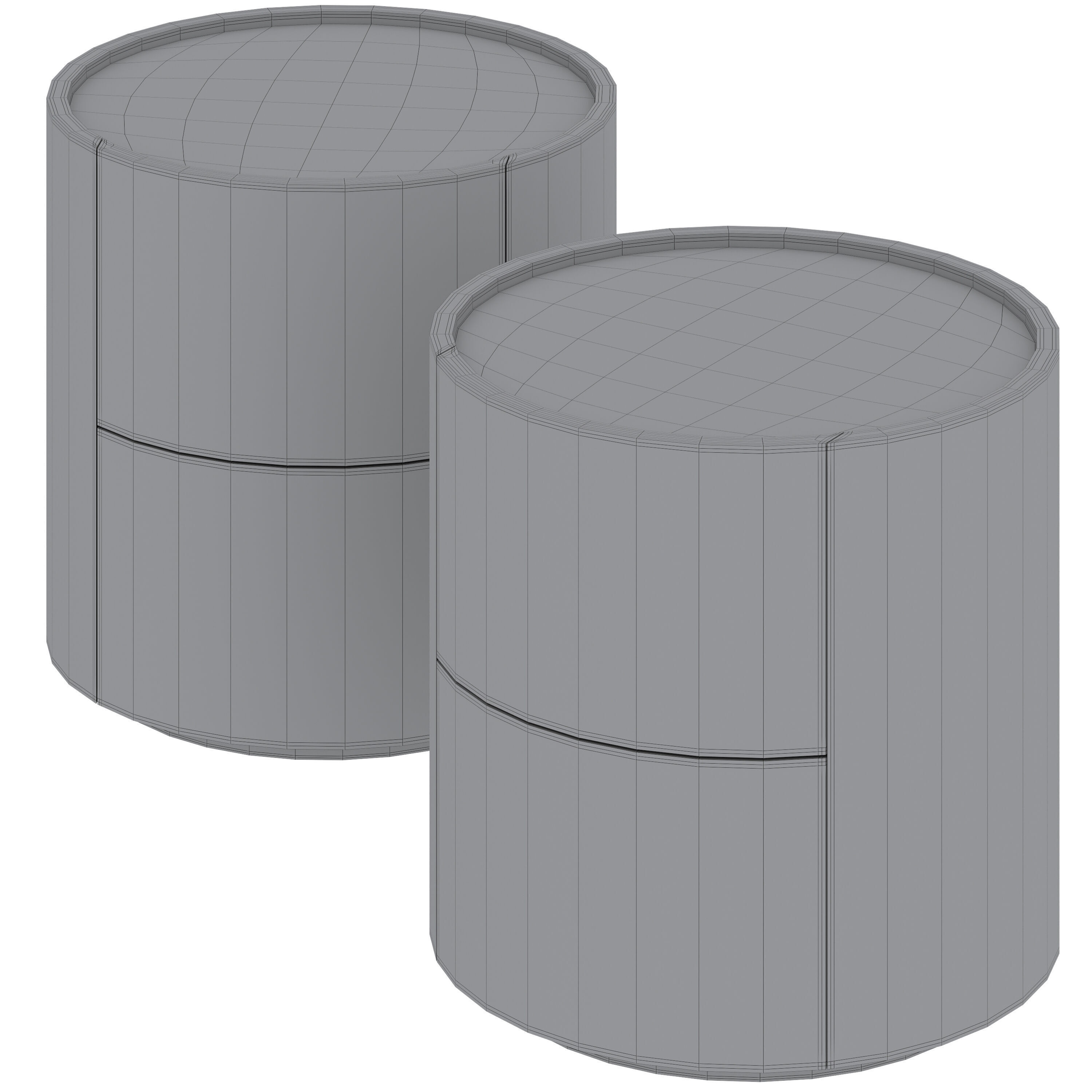 Nithya Bedside Table by Interior Secrets 3D model_4