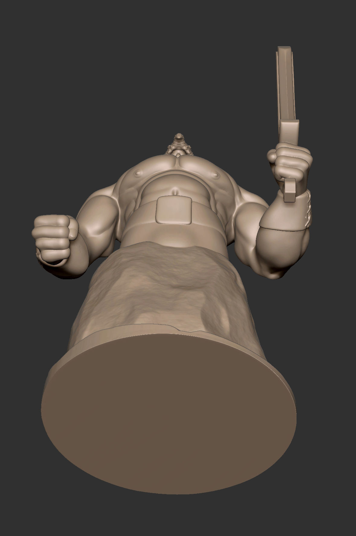 Viking statue 3D print model_7