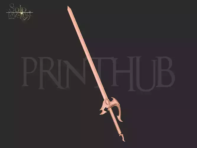 Solo Leveling Cha Hae In sword for cosplay