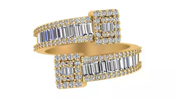 Double Band Crossover Baguette 