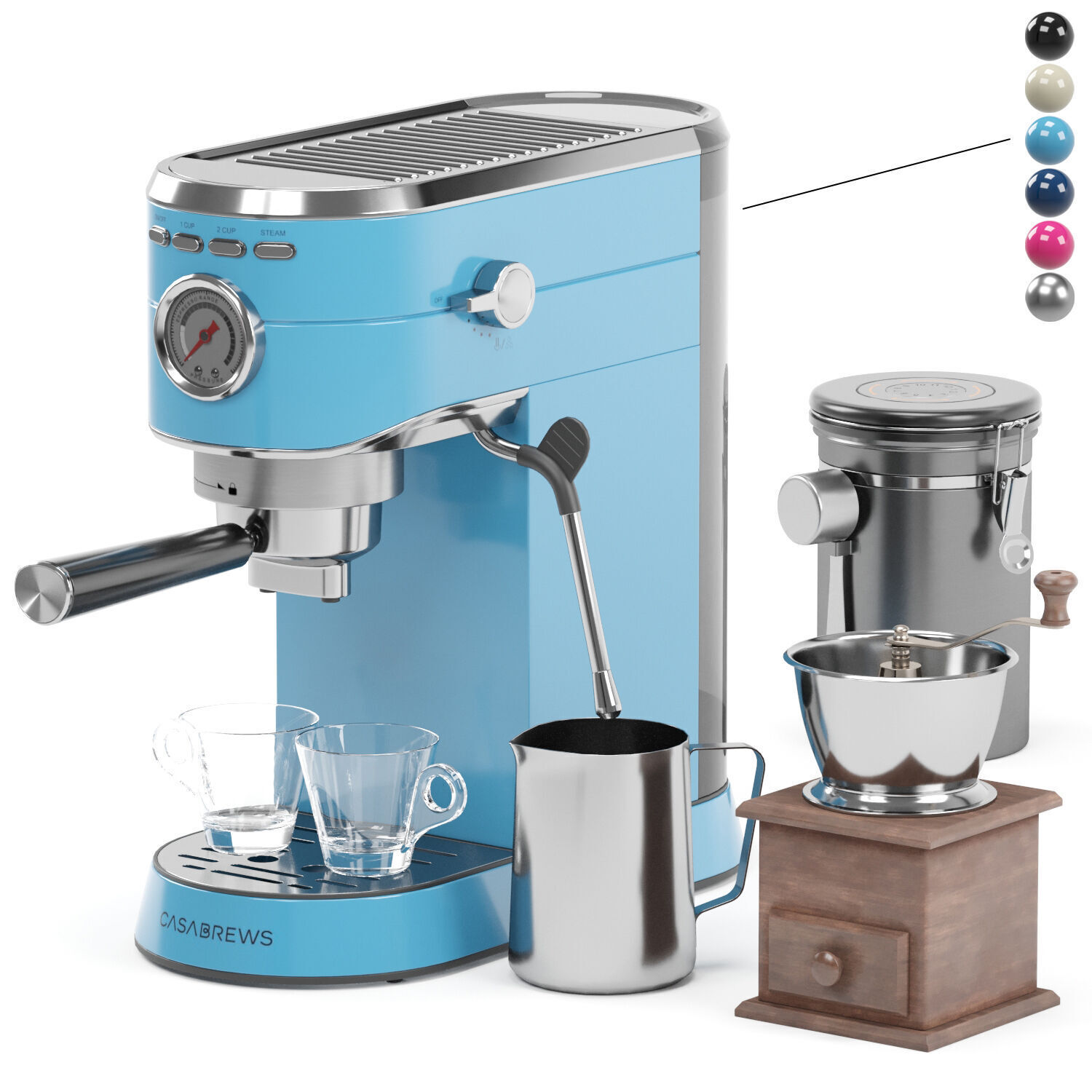 CASABREWS espresso coffee machine 3D model_4