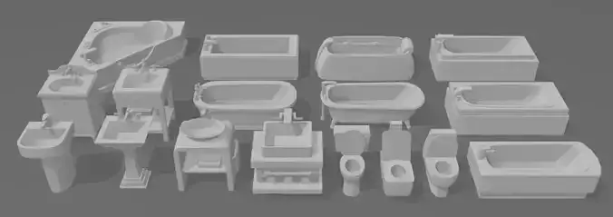 Miniatures - The Sims - Plumbing 3D print model