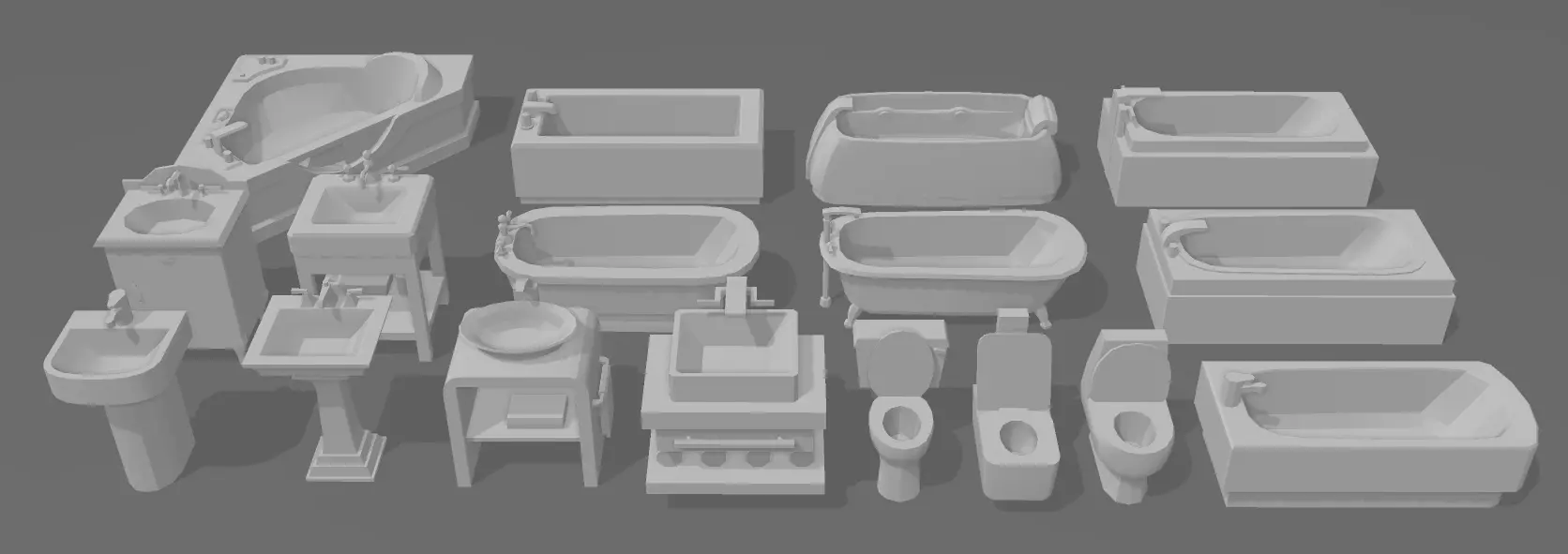 Miniatures - The Sims - Plumbing 3D print model_0