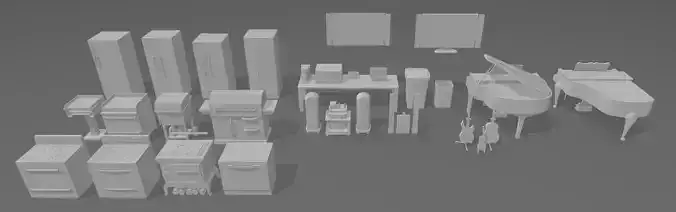 Miniatures - The Sims - Appliances and Accessories 3D print model