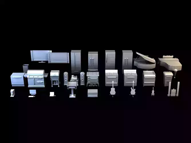 Miniatures - The Sims - Appliances and Accessories