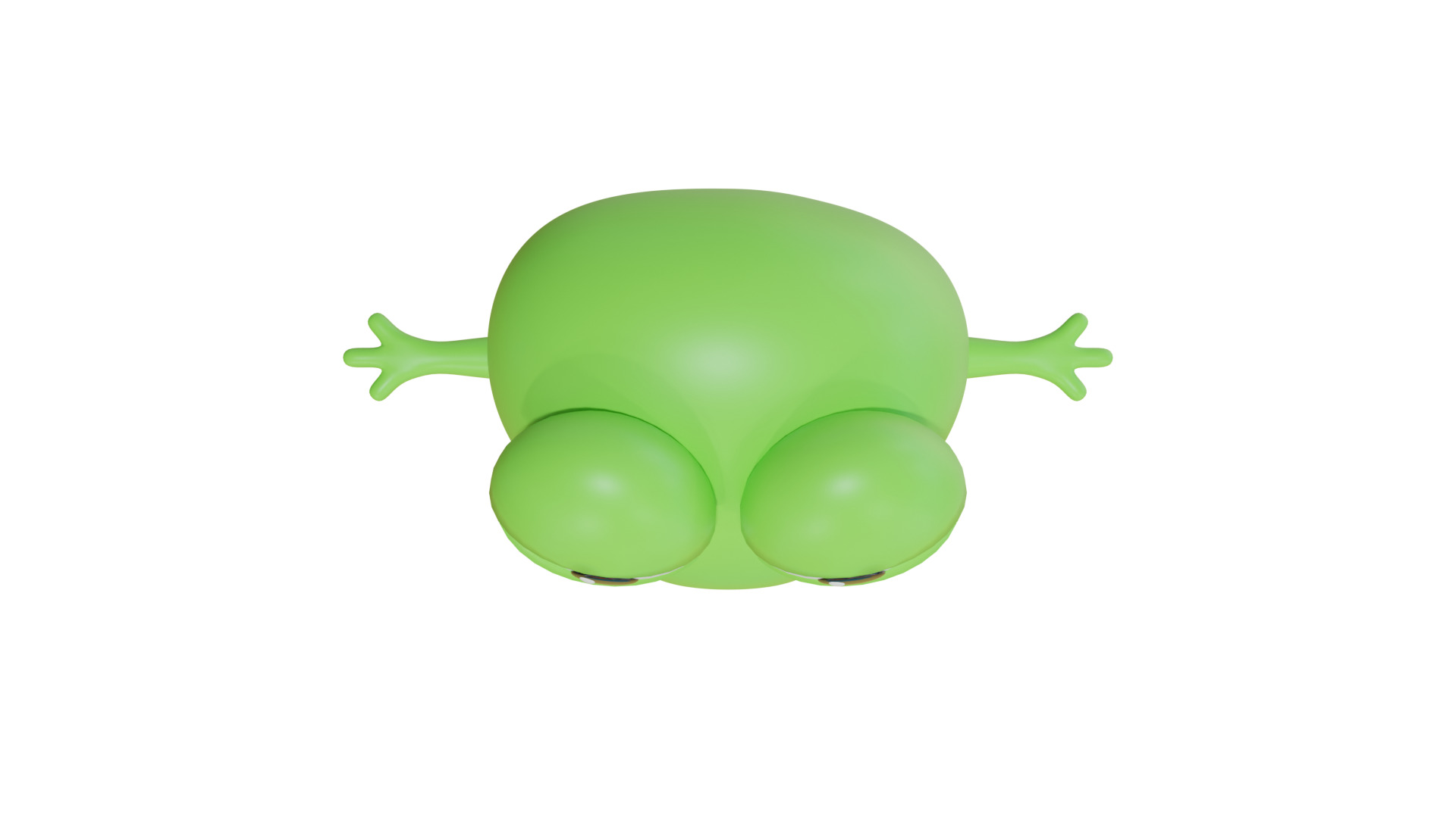 Stylized Frog 3D Model 3D model_8
