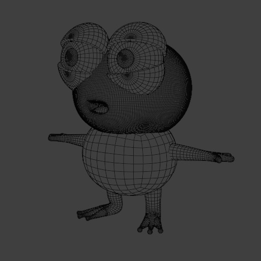 Stylized Frog 3D Model 3D model_4